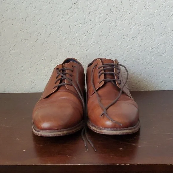 EUC. Cole Haan Men's Grand 2.0 Cap-Toe Oxford Size 11.5M, British Tan